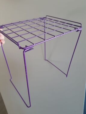 Purple Wire Stackable Shelf